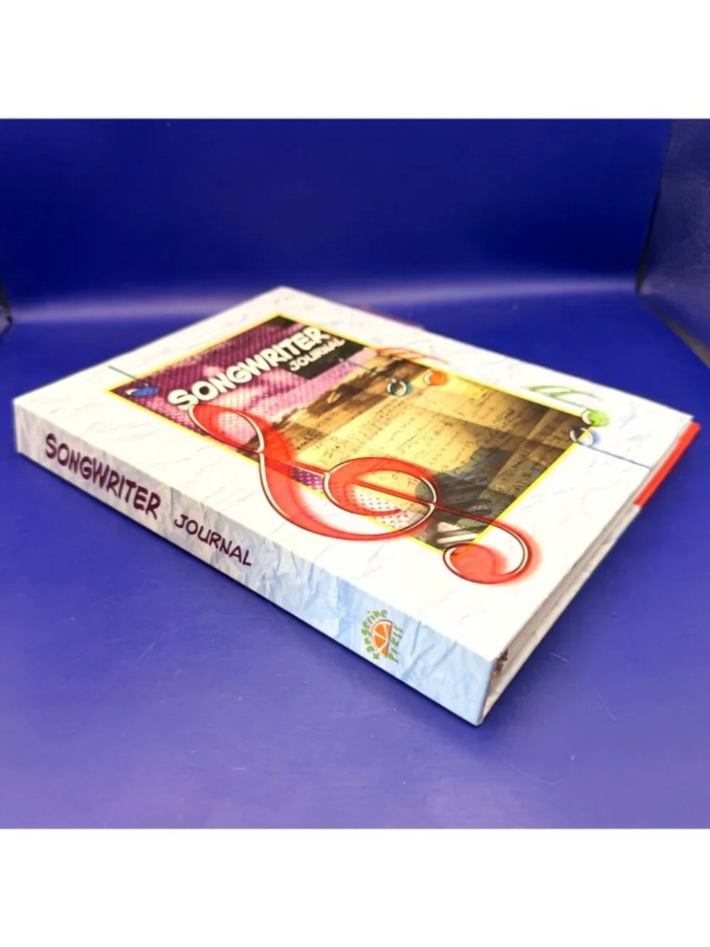 Scholastic Tangerine Press Songwriter Guided Journal 2002 Music Notebook w/Pen